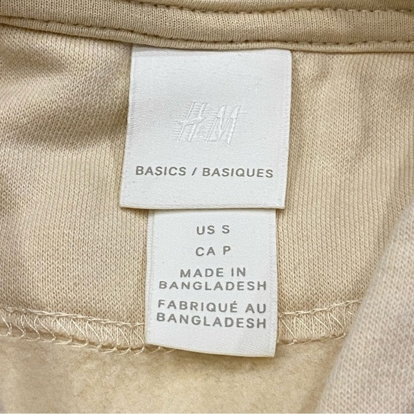 H&M Basics | Cream hoodie with custom embroidery | Butterfly | Size S - Picture 5 of 5